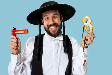 Image showing Portrait of a young orthodox Hasdim Jewish man