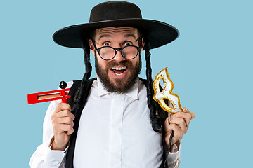 Image showing Portrait of a young orthodox Hasdim Jewish man