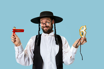 Image showing Portrait of a young orthodox Hasdim Jewish man