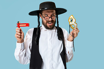 Image showing Portrait of a young orthodox Hasdim Jewish man