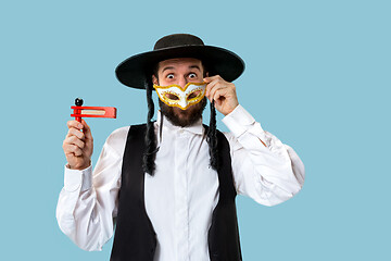 Image showing Portrait of a young orthodox Hasdim Jewish man