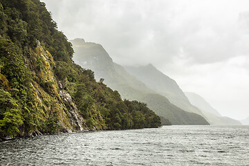 Image showing Doubtful Sound Fiordland National Park New Zealand