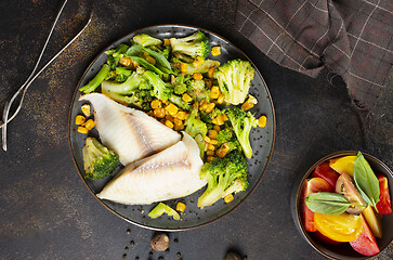 Image showing fish with vegetables