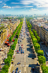 Image showing Avenue des Champs Elysees