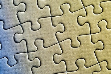 Image showing Jigsaw puzzle background