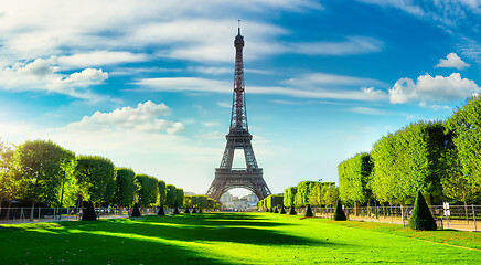 Image showing Champ de Mars in Paris