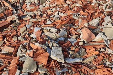 Image showing Debris pile closeup