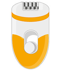 Image showing Make-up instrument epilator for smooth of the skin