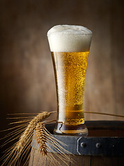 Image showing glass of beer