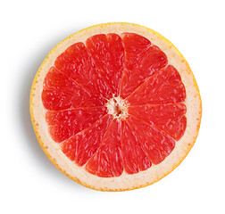 Image showing red grapefruit slice