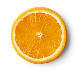 Image showing slice of orange fruit