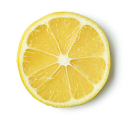 Image showing slice of ripe lemon