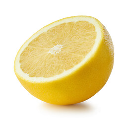 Image showing half of yellow grapefruit