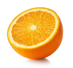 Image showing half of orange fruit