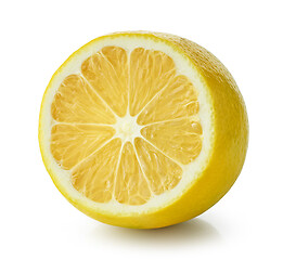 Image showing half of ripe lemon