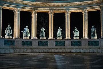 Image showing Heroes\' Square in Budapest