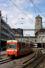 Image showing Railway station in Switzerland