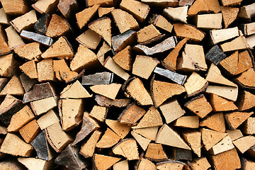 Image showing Firewood abstract