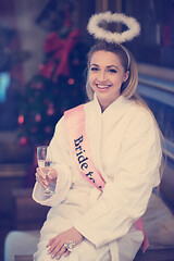 Image showing bachelorette party woman