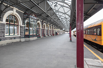 Image showing railway station of Dunedin south New Zealand