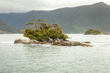 Image showing Doubtful Sound Fiordland National Park New Zealand