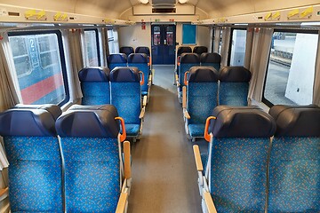 Image showing Passenger Train interior