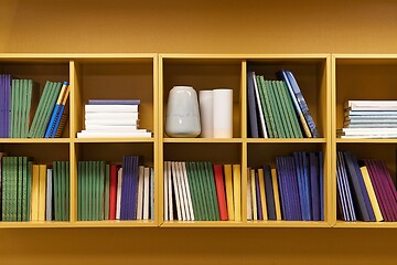 Image showing Books on a shelf