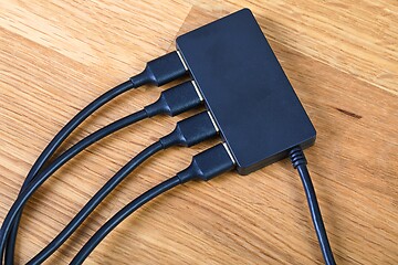 Image showing Usb hubs and cables