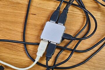 Image showing Usb hubs and cables