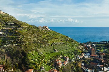 Image showing Mediterranean coastal landscape