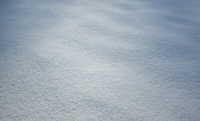 Image showing Fresh snow with morning sunlight as background