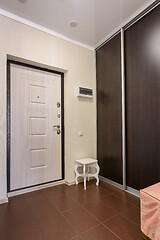 Image showing Entrance hall in a small one-room apartment of an apartment building