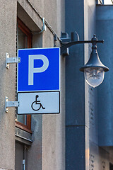 Image showing Disabled Parking