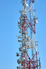 Image showing Transmitter tower detail