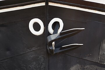 Image showing Anchor on a ship