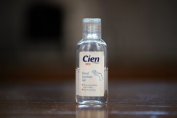 Image showing Hand sanitizer gel