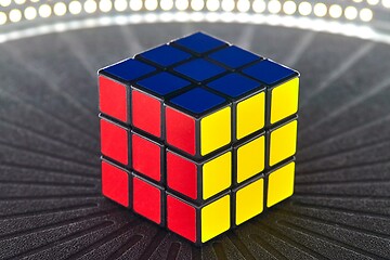 Image showing Rubik\'s cube solved