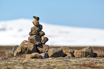 Image showing Pile of stones