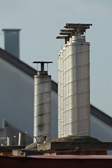 Image showing Roofs and chimneys