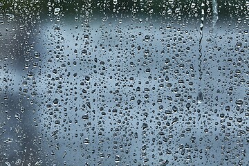 Image showing Rainy window surface