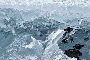 Image showing Block of glacier ice