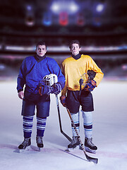 Image showing ice hockey sport players