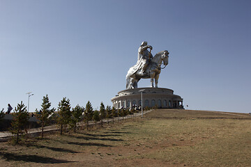 Image showing Equestrian statue of Genghis Khan