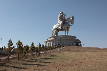 Image showing Equestrian statue of Genghis Khan