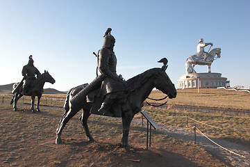 Image showing Equestrian statue of Genghis Khan
