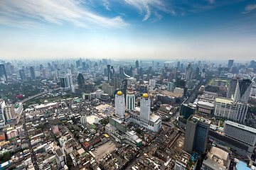Image showing Aerial landscape of Bangkok