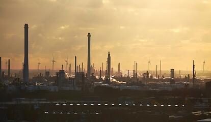 Image showing Dramatic Industrial Landscape