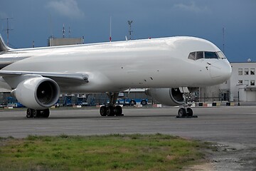 Image showing Freighter cargo plane blank fuselage