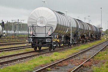 Image showing Freight Train Wagons