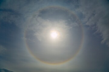 Image showing Sun Halo in the sky